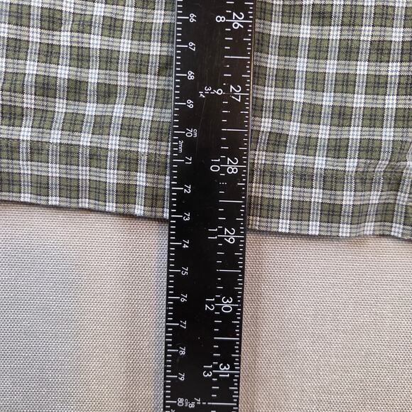 Abercrombie & Fitch Plaid Button Down Shirt L Short Sleeve Cotton - Picture 7 of 9